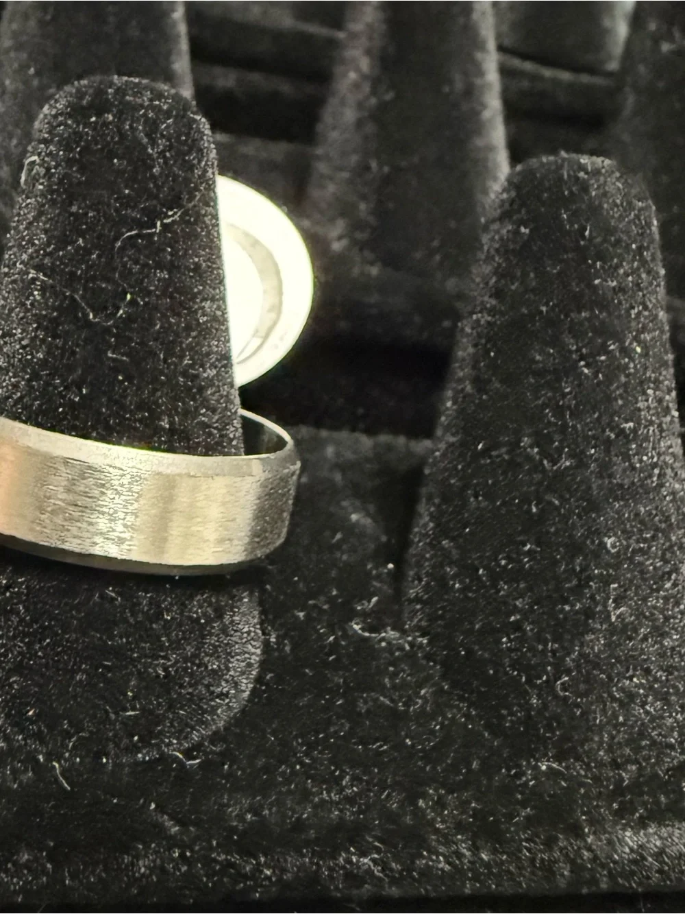 Brushed Stainless Steel Band - Silver tone